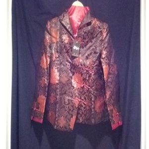 NWT Yin Xing Black & Red Jacket